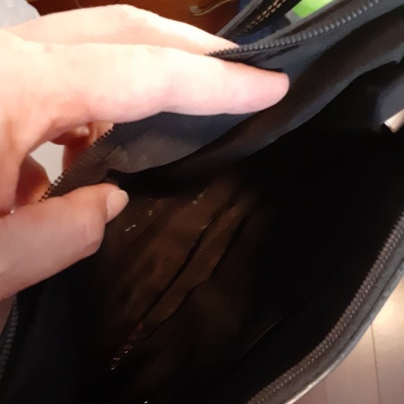 Vintage Petite Faux Alligator Embossed Brown Shoulder Bag - Picture 10 of 13